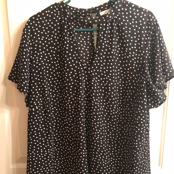 Maurices Tops - Black and White Polka Dot blouse